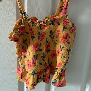 Billabong floral tank top